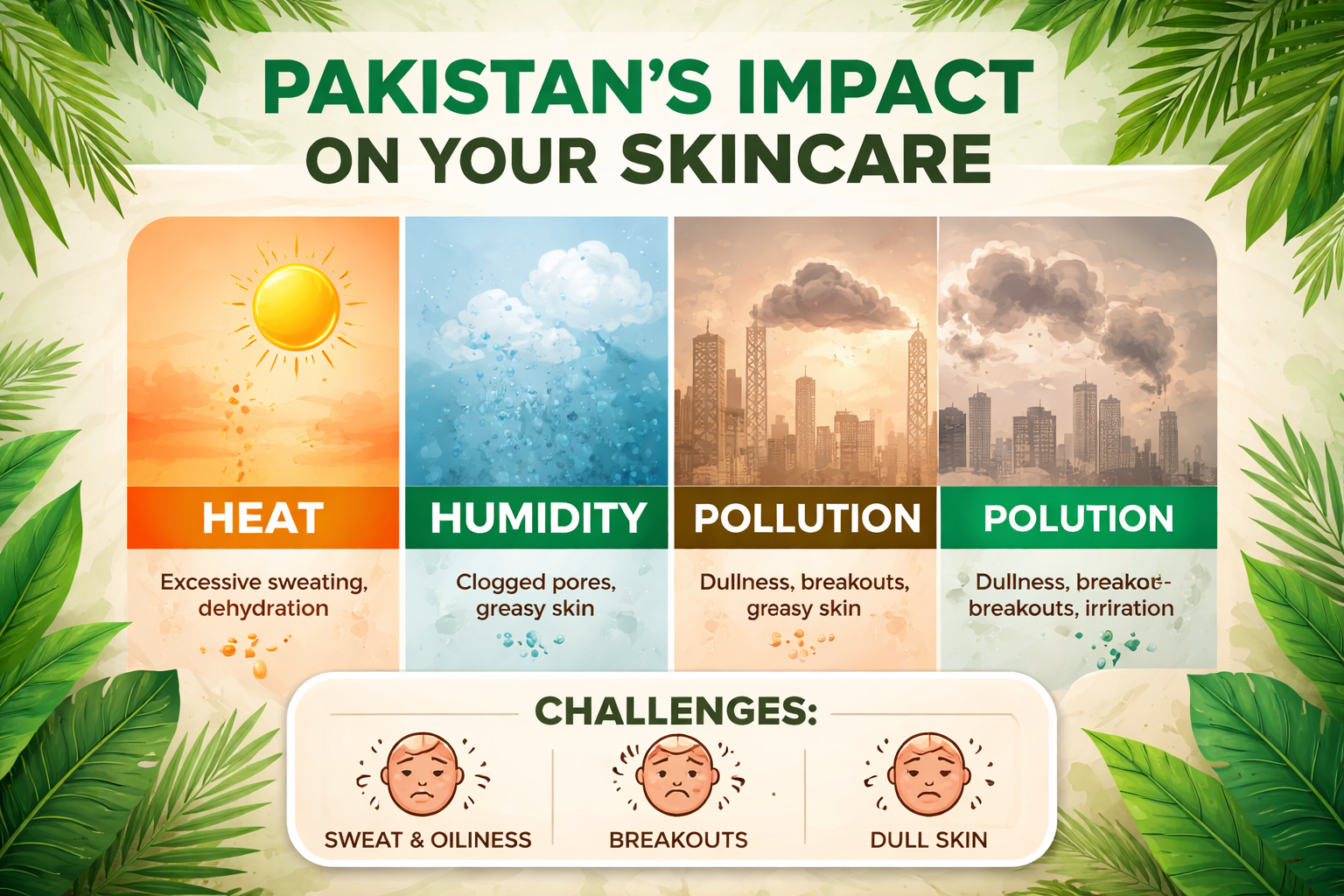Korean Skincare vs Local Brands impact in Pakistan’s humidity and pollution