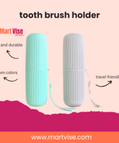 Compact Toothbrush Travel Case for Clean, Dry Storage