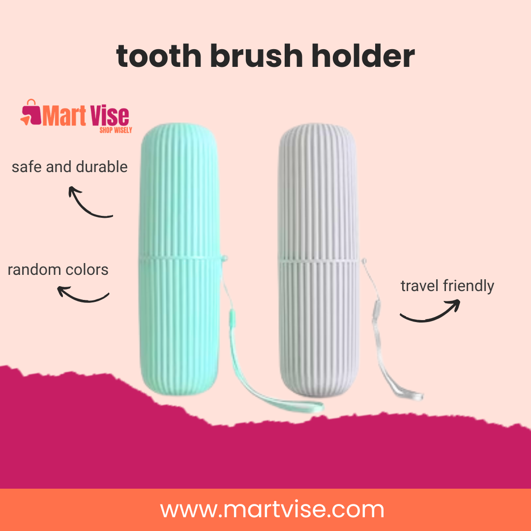 Compact Toothbrush Travel Case for Clean, Dry Storage