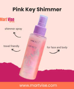 Pink Key Shimmer Spray – Face & Body Glow Mist