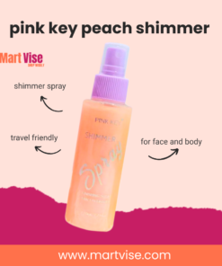 Pink Key Shimmer Spray Peach – Face & Body Glow