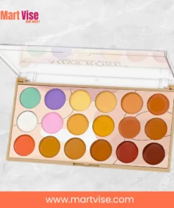 miss-rose-18-color-concealer-contour-palatte-open.jpg — miss rose 18 color concealer and contour palatte open showing multiple shades