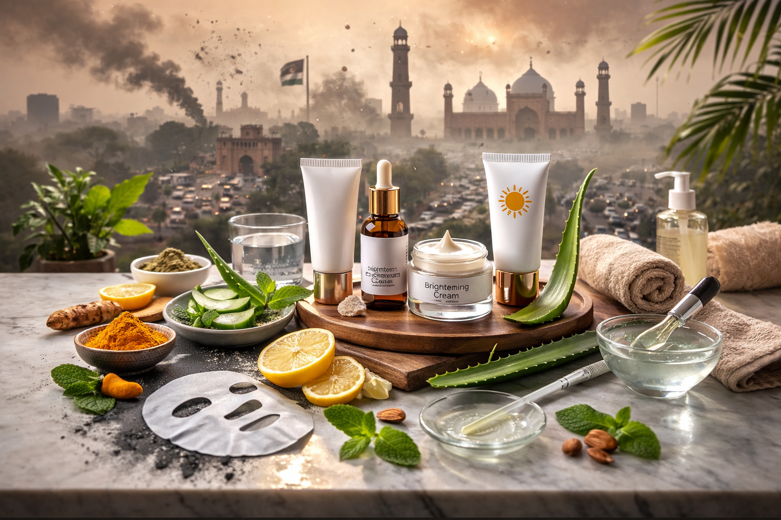 Skincare in Pakistan 2026 for Lahore smog pigmentation care
