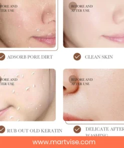 bioaqua-rice-exfoliating-gel-texture.jpg — close-up texture of bioaqua rice exfoliating gel for gentle peeling