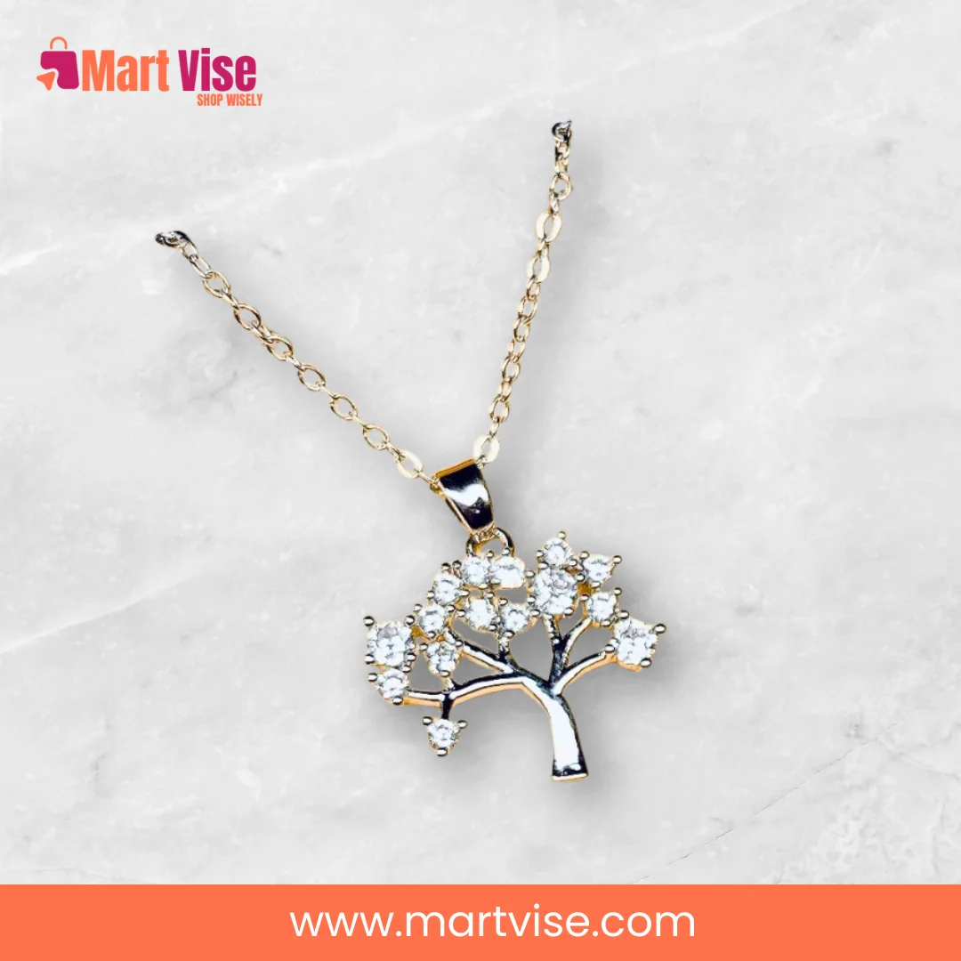Stainless Steel Tree Necklace – You Deserve It Series