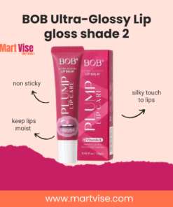 BOB Ultra-Glossy Lip gloss shade 2 – Non-Sticky Shine Balm