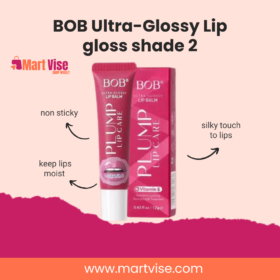 BOB Ultra-Glossy Lip gloss shade 2 – Non-Sticky Shine Balm