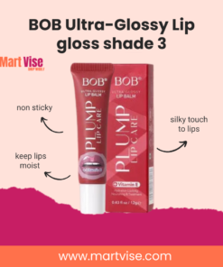 BOB Ultra-Glossy Lip gloss shade 3 – Silky, Non-Sticky Shine