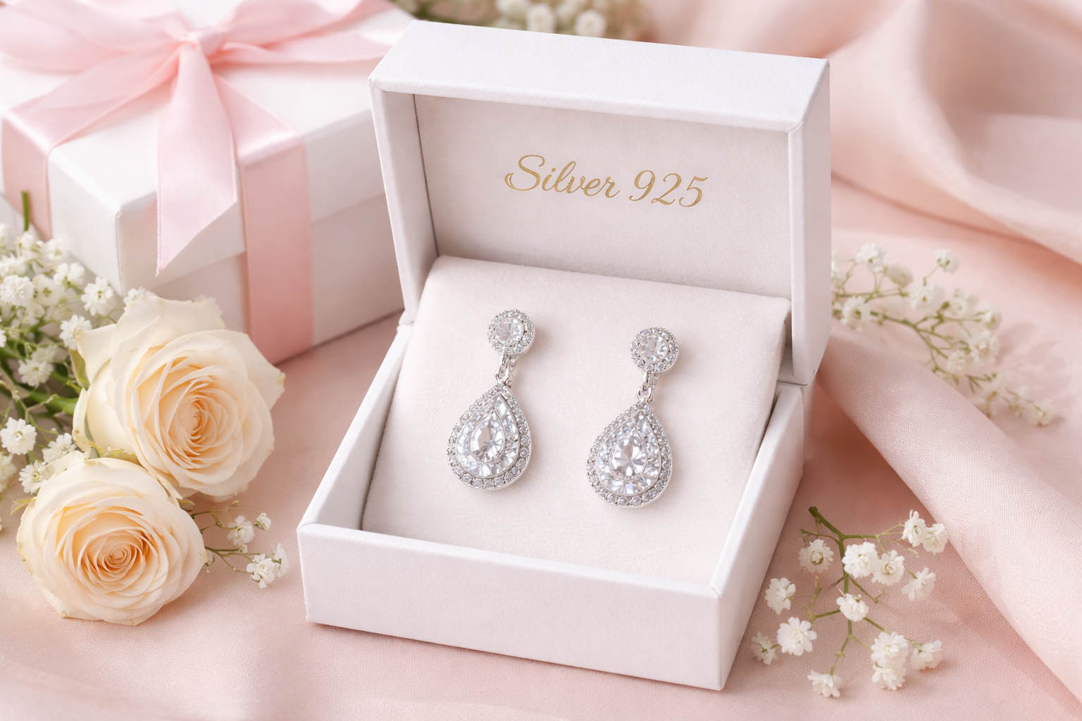 jewelry gift ideas for women in Pakistan sterling silver 925 earrings