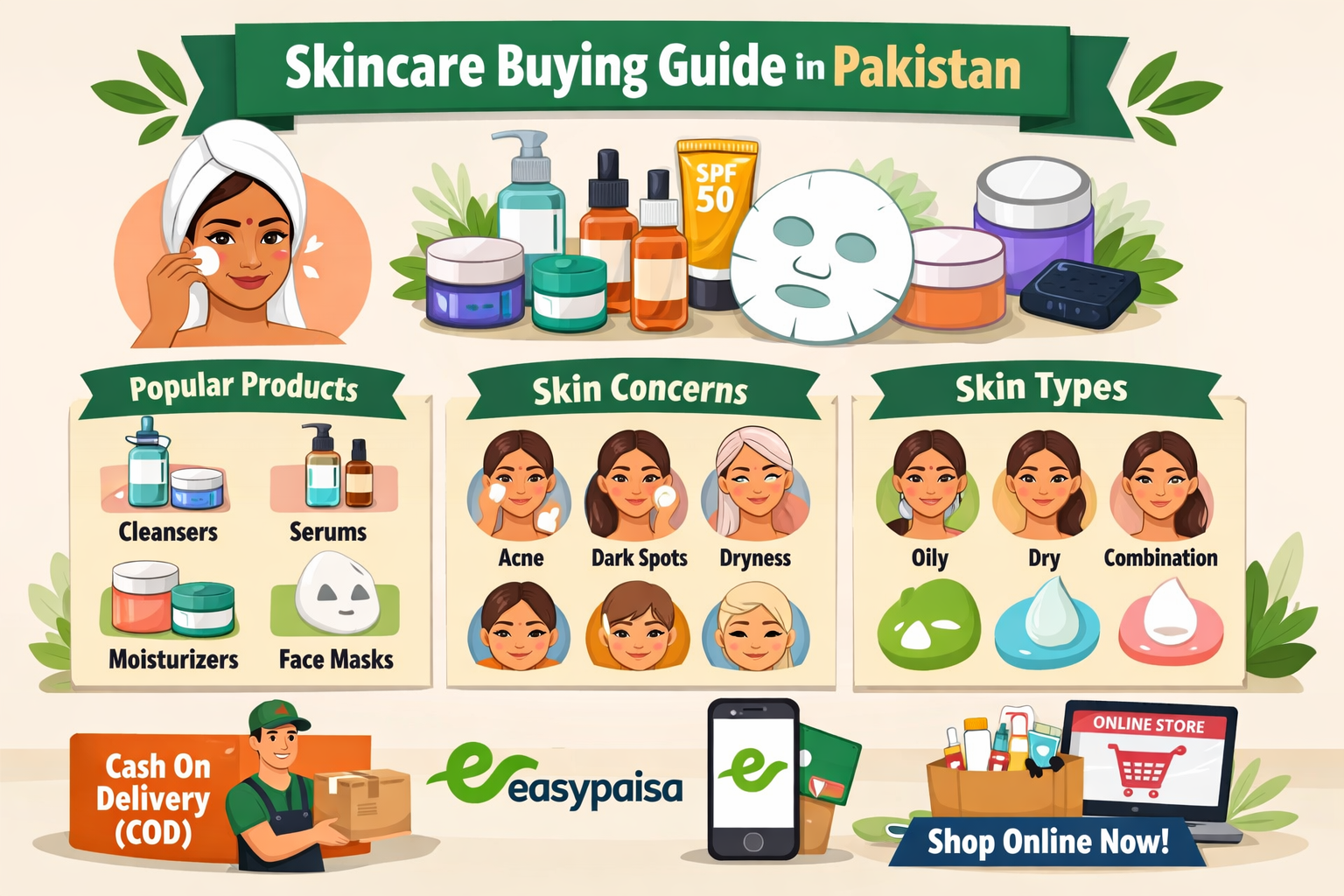 skincare for men in Pakistan online shopping COD easypaisa jazzcash