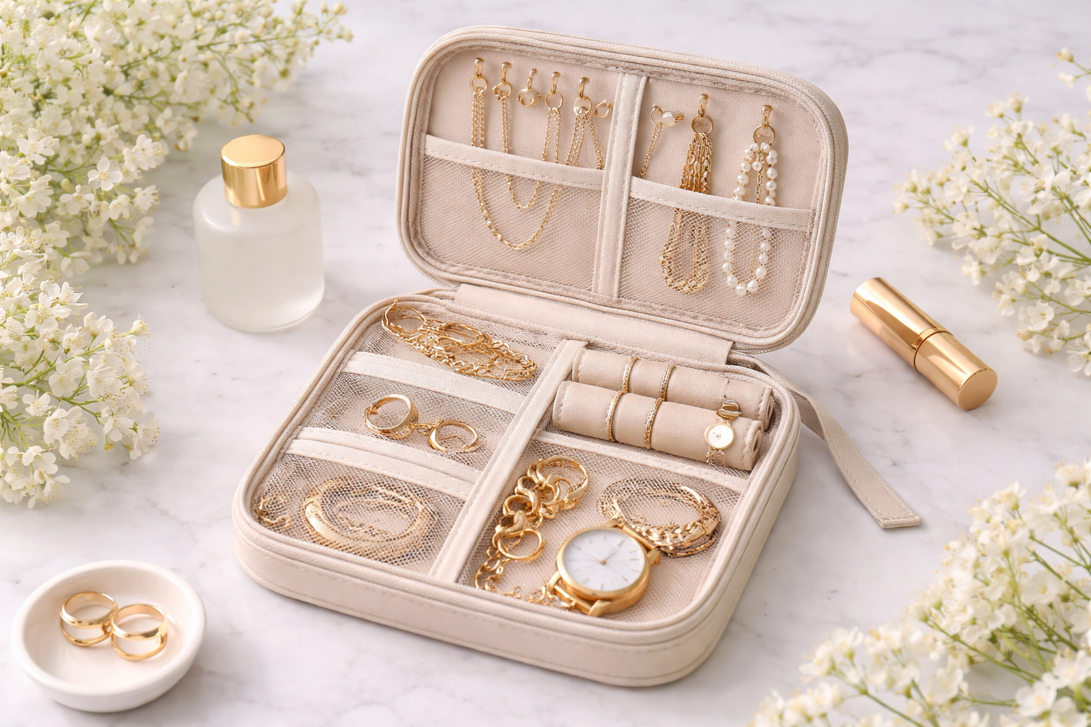 store daily wear artificial jewelry for girls & working women safely