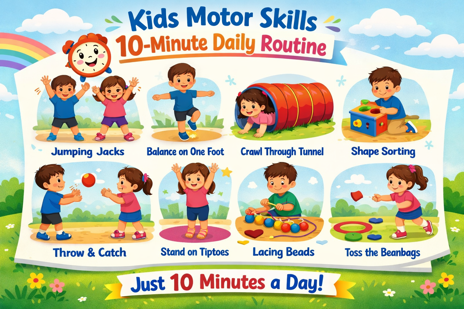 toys that improve motor skills in kids daily routine