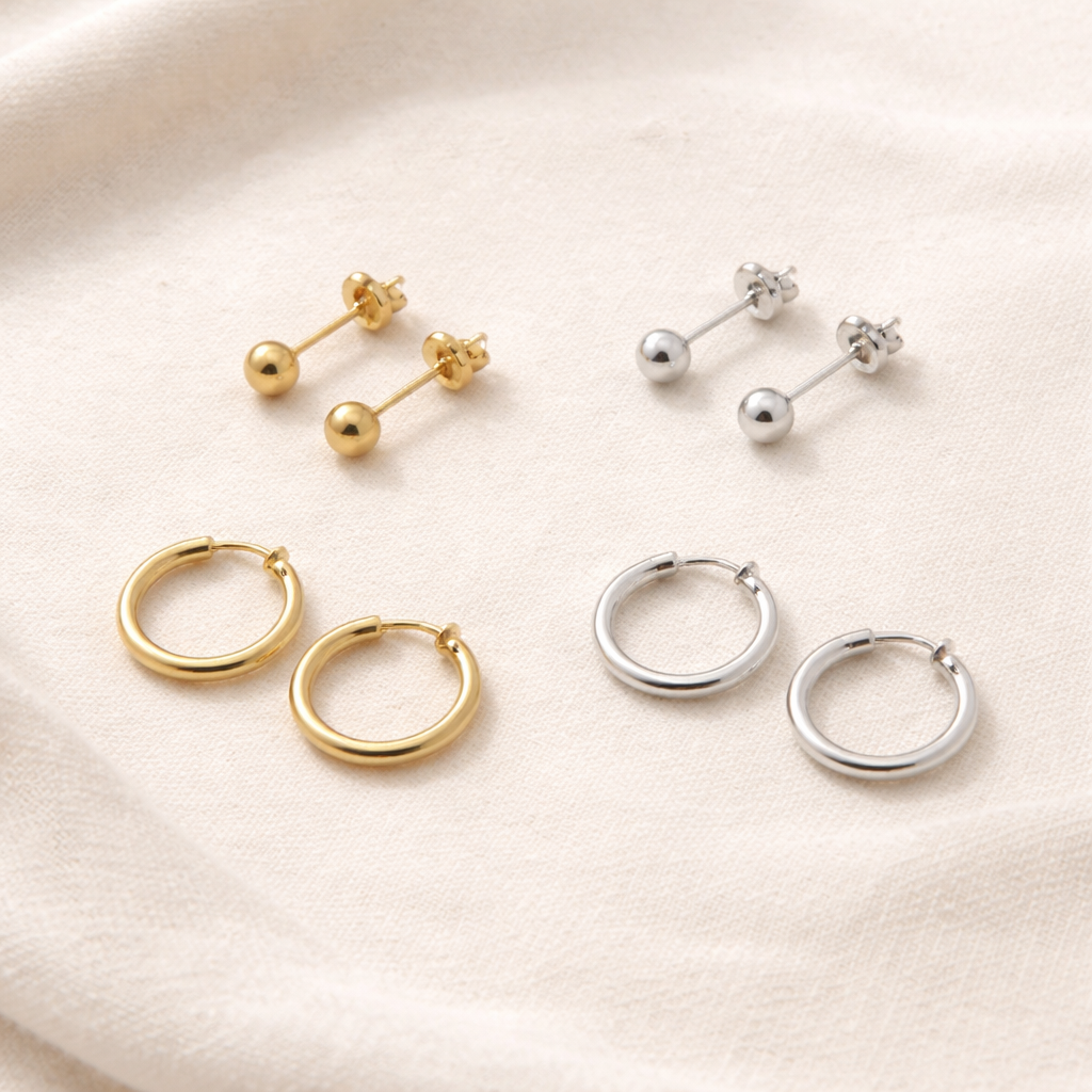 daily wear artificial jewelry for girls & working women earrings studs and hoops