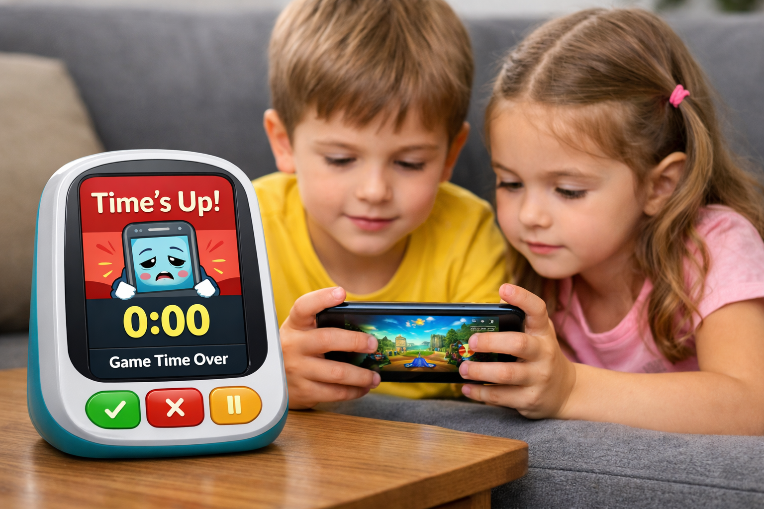 Educational Toys vs Mobile Games—screen time timer for kids