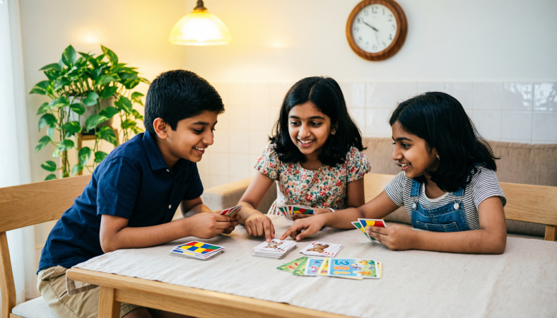 Card Games That Improve Social Skills in Kids for Pakistani families