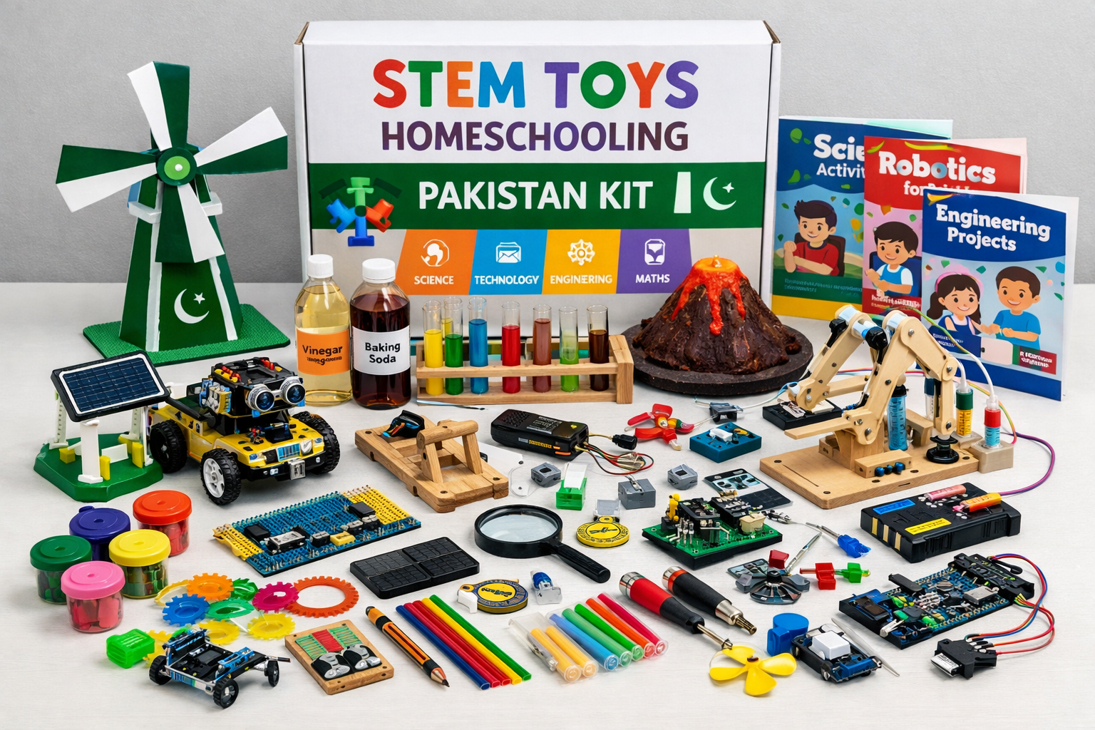 STEM educational toys for homeschooling in Pakistan for primary kids