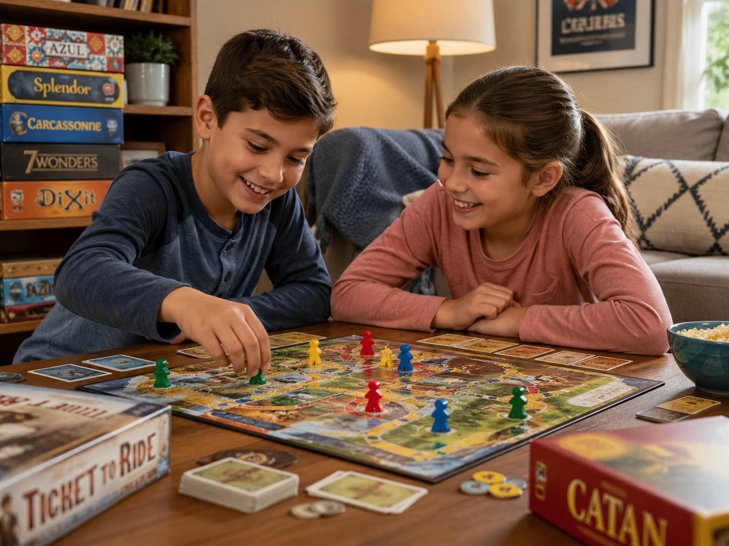 Multiplayer Games for Siblings using board games at home