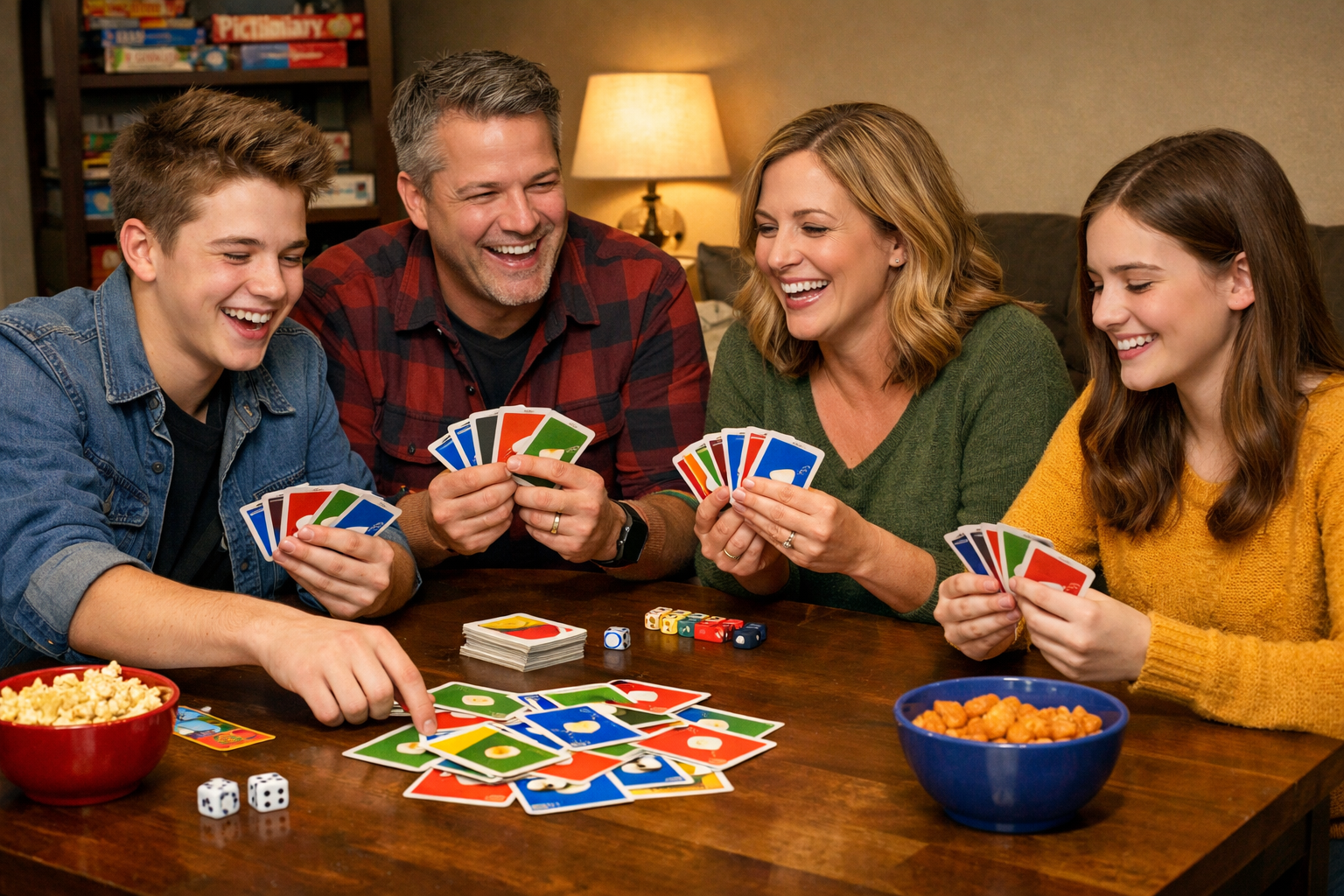 Family card games for teens and adults game night