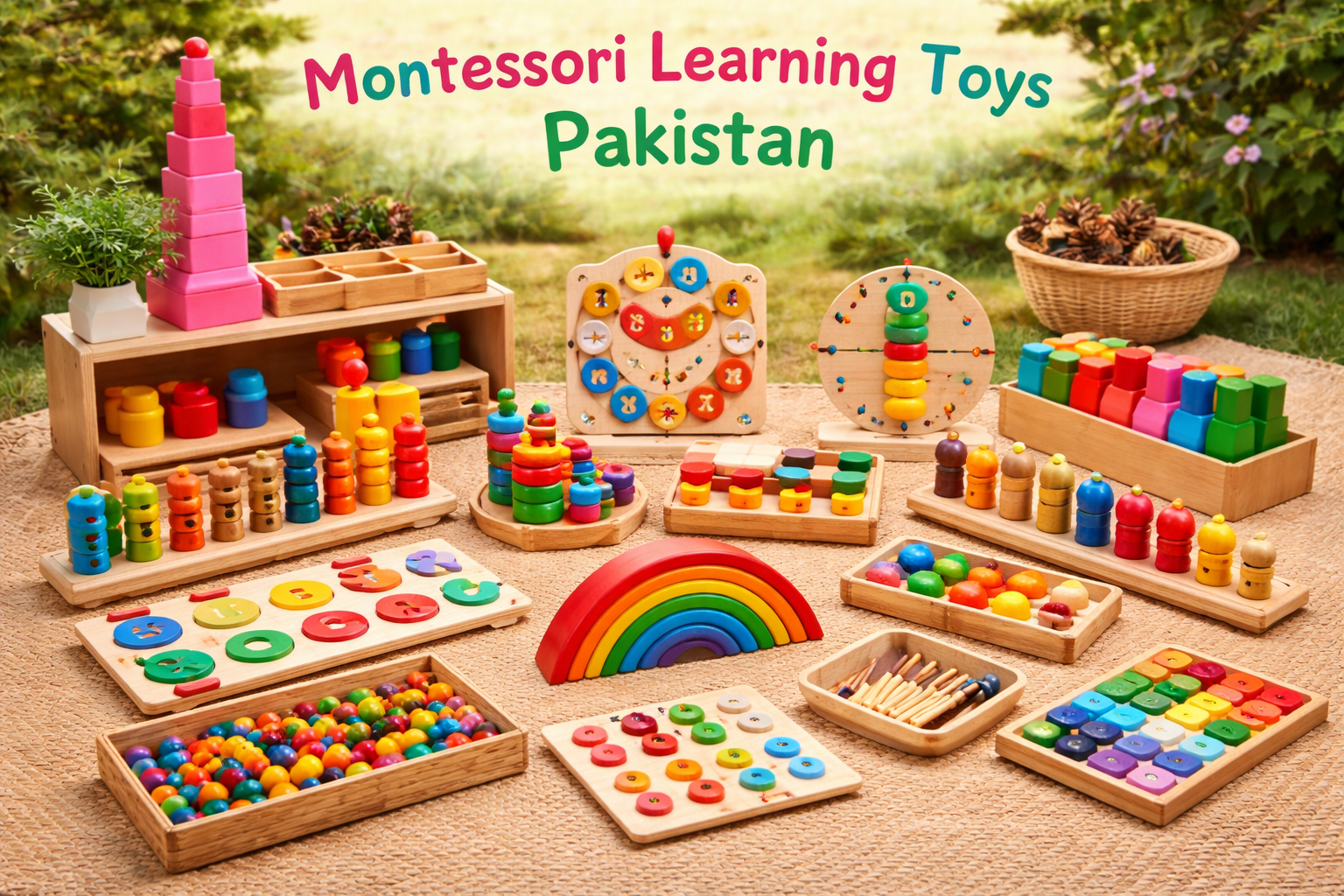 Montessori learning toys for kids in Pakistan