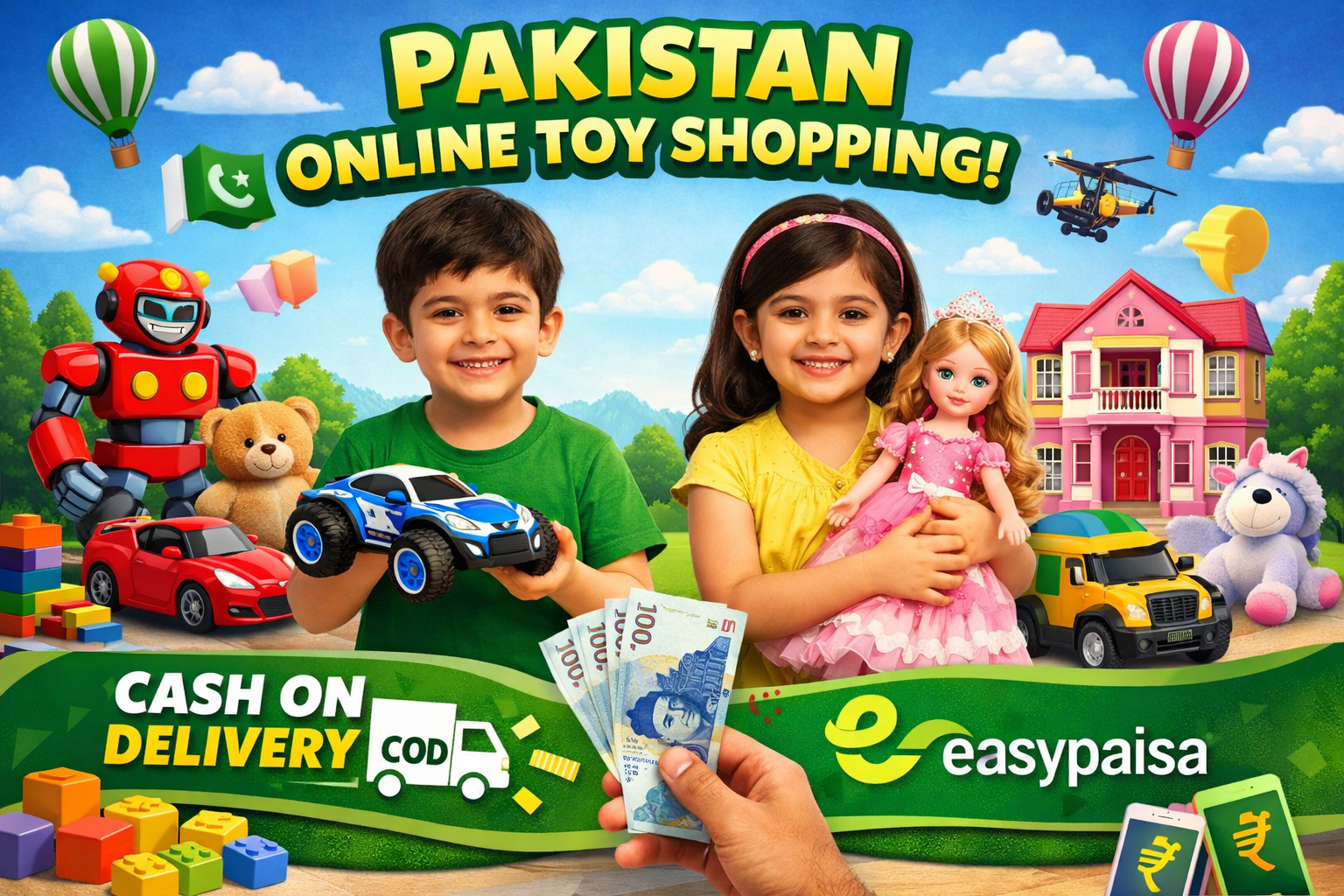 age-appropriate learning toys online shopping in Pakistan COD Easypaisa JazzCash