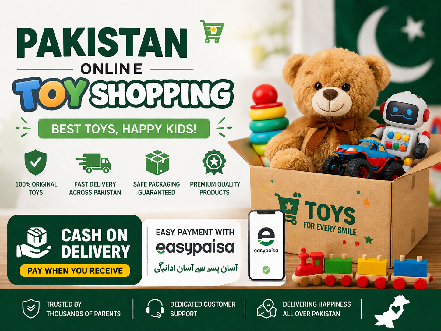 educational toy brands in Pakistan COD Easypaisa JazzCash shopping