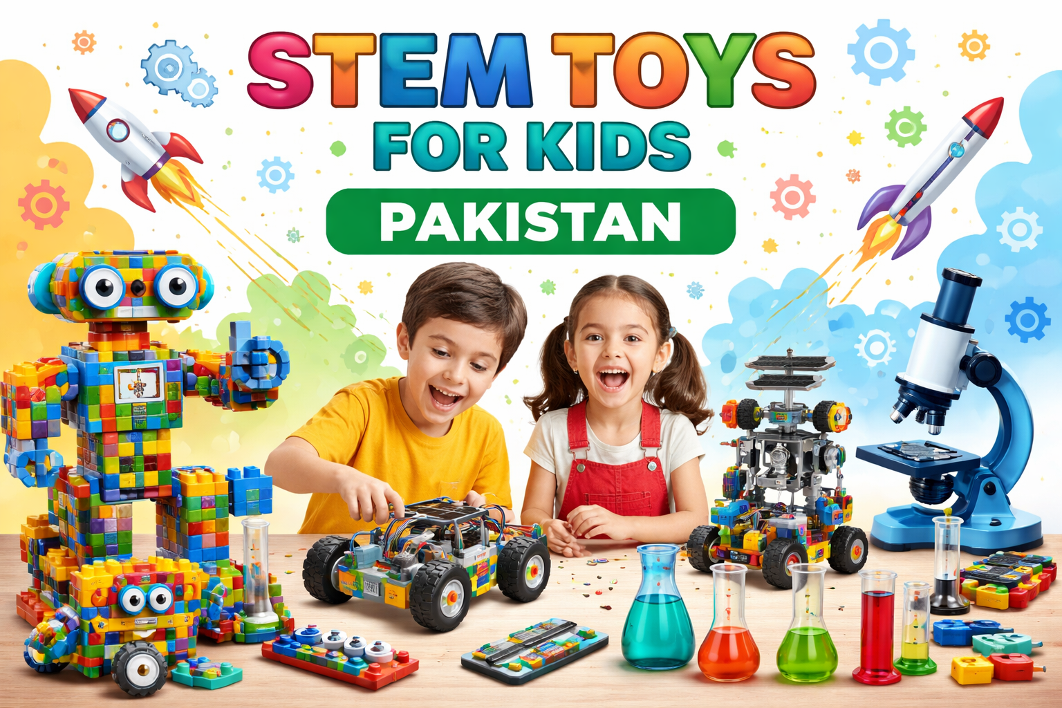Teacher-recommended educational toys STEM kits Pakistan