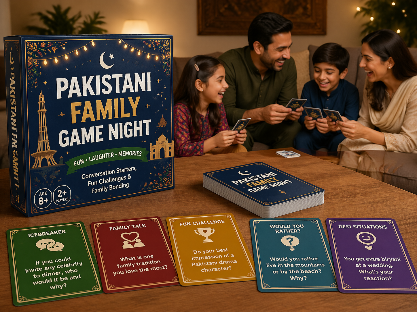 Card Games That Improve Social Skills in Kids during family game night in Pakistan