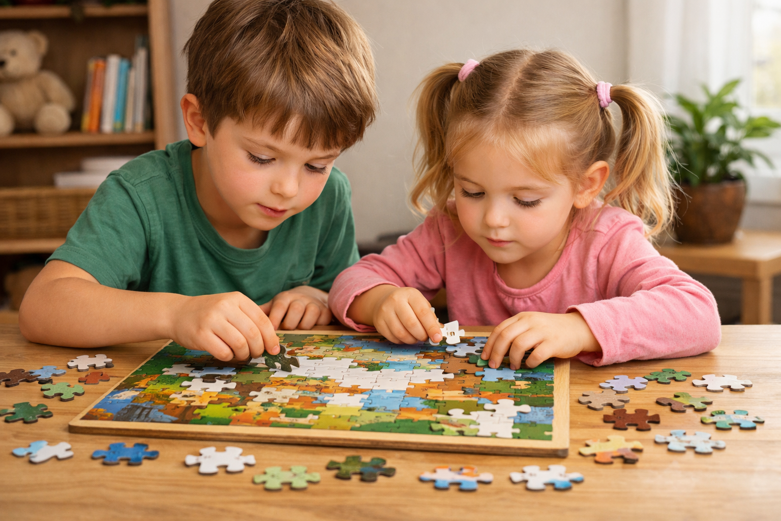 toys that improve focus and problem-solving with jigsaw puzzles