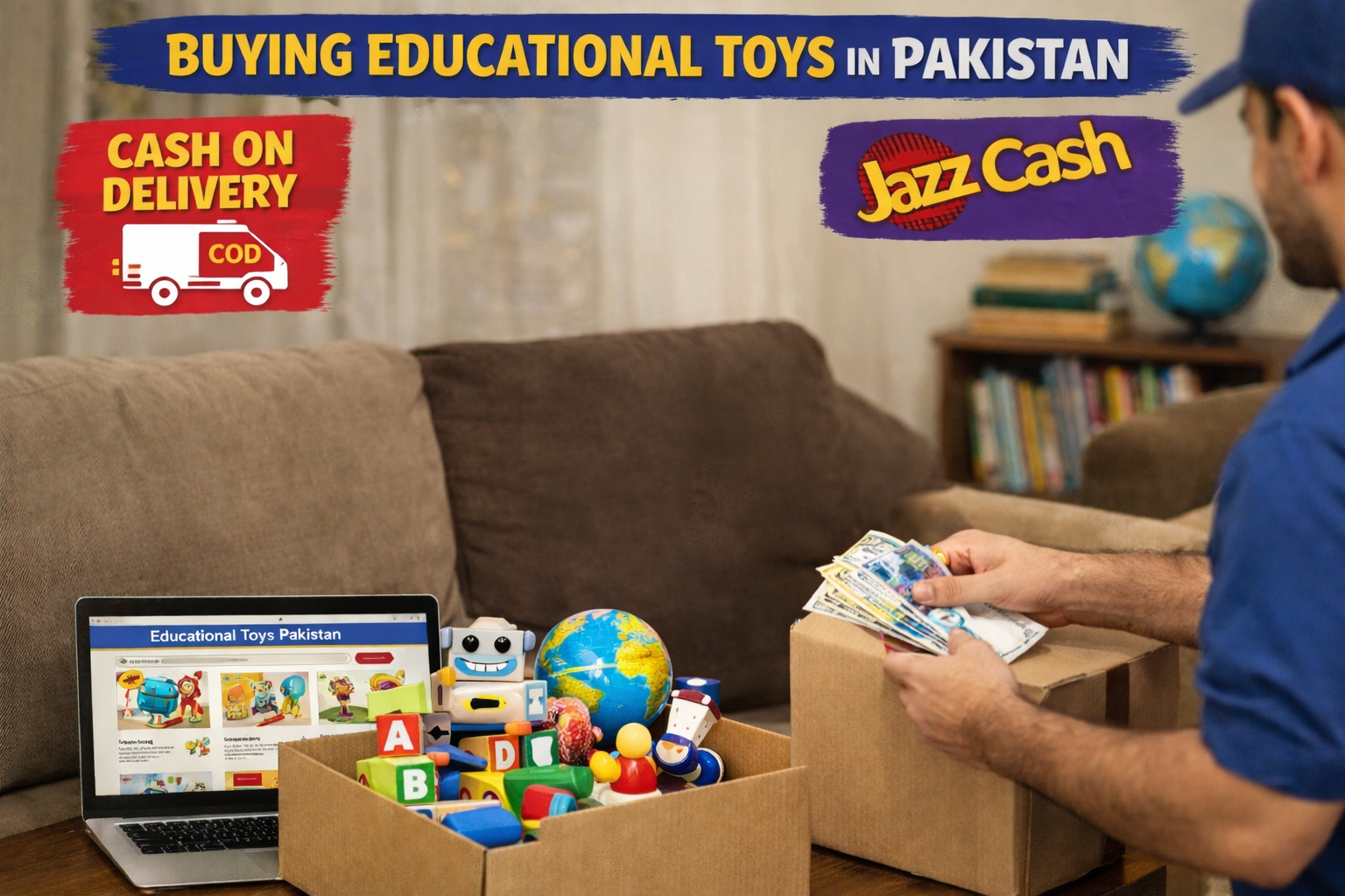 educational toys in Pakistan buying guide COD Easypaisa JazzCash