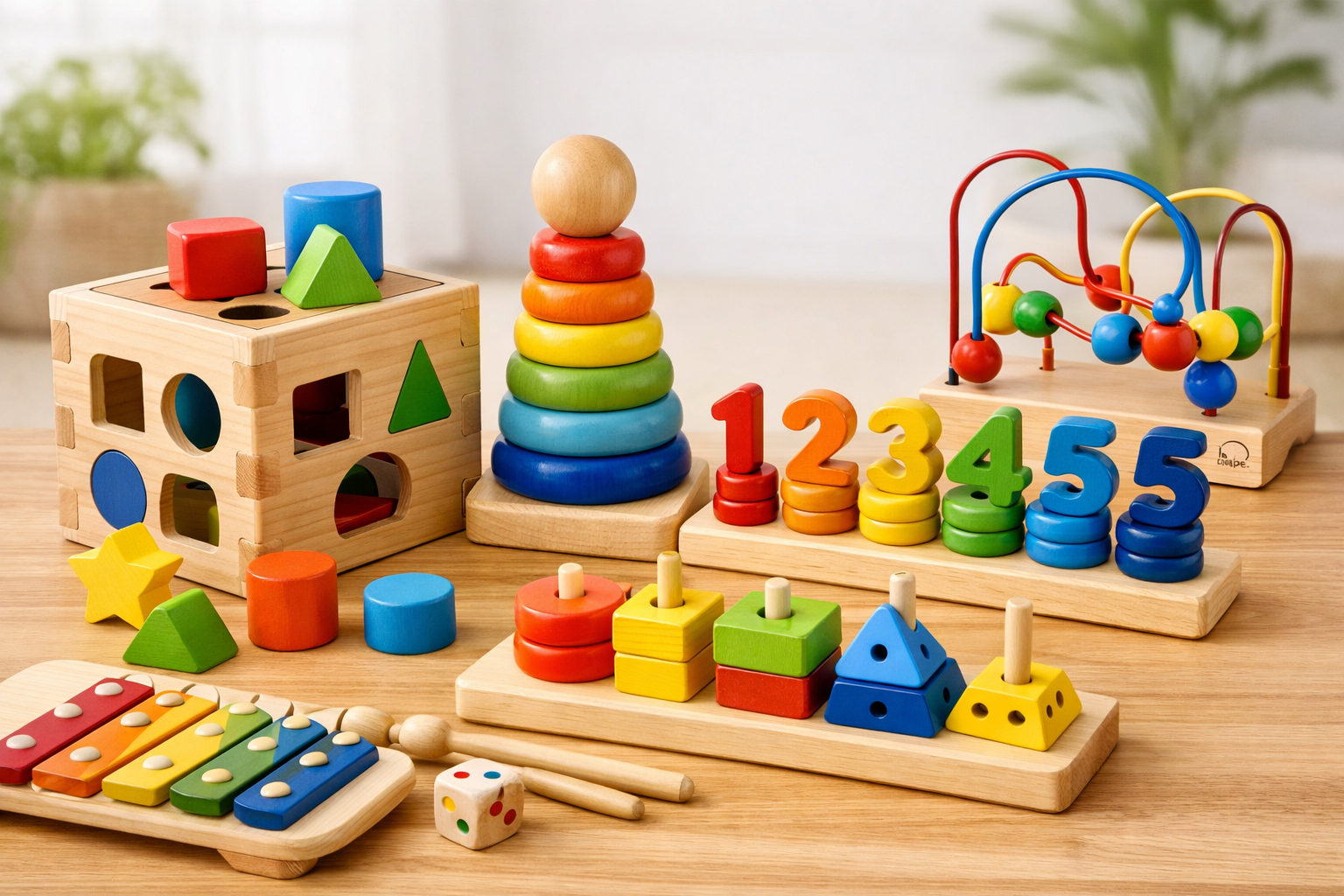 educational toy brands in Pakistan Montessori wooden toys