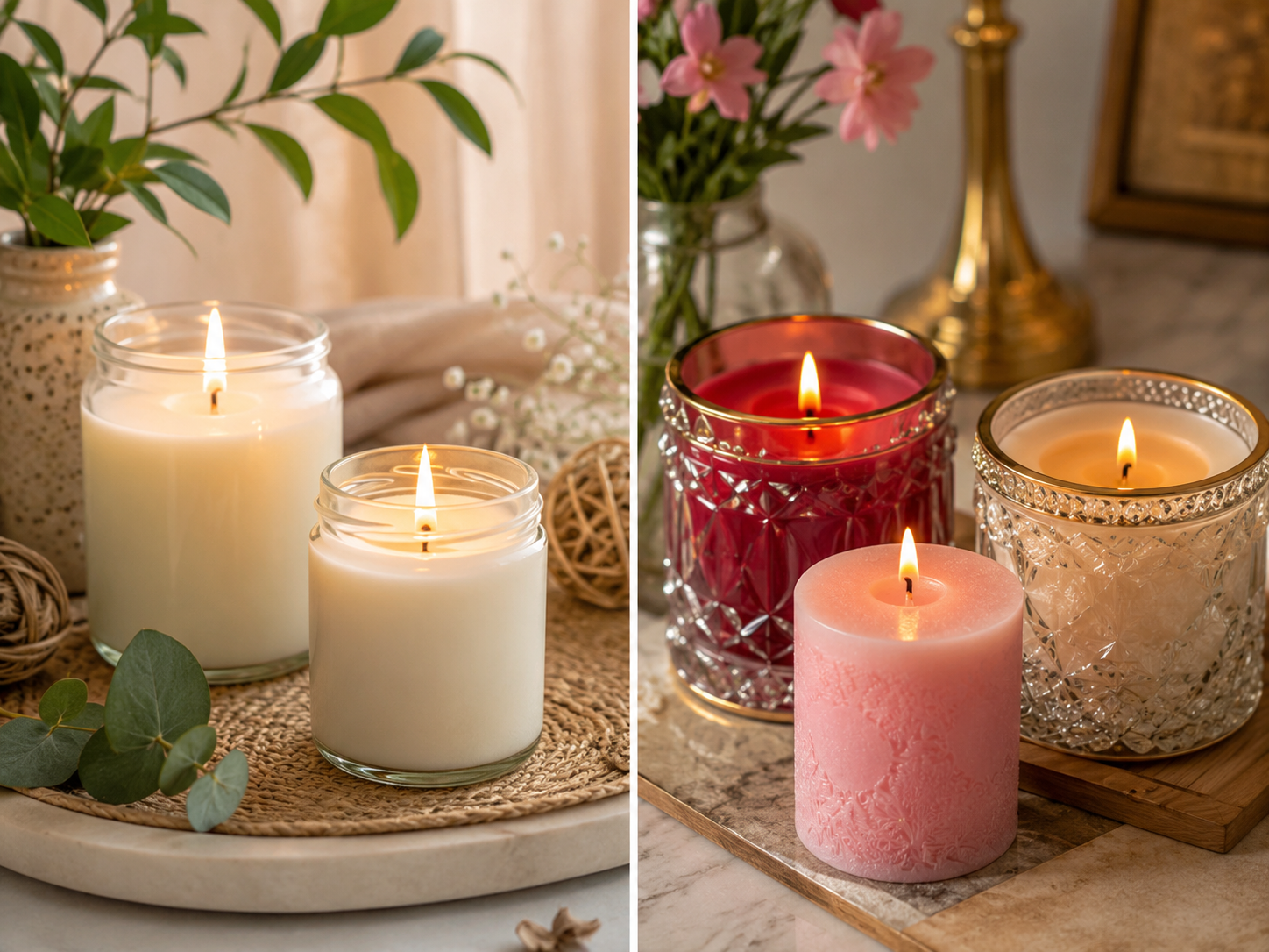 : Soy vs paraffin scented candles in Pakistan comparison