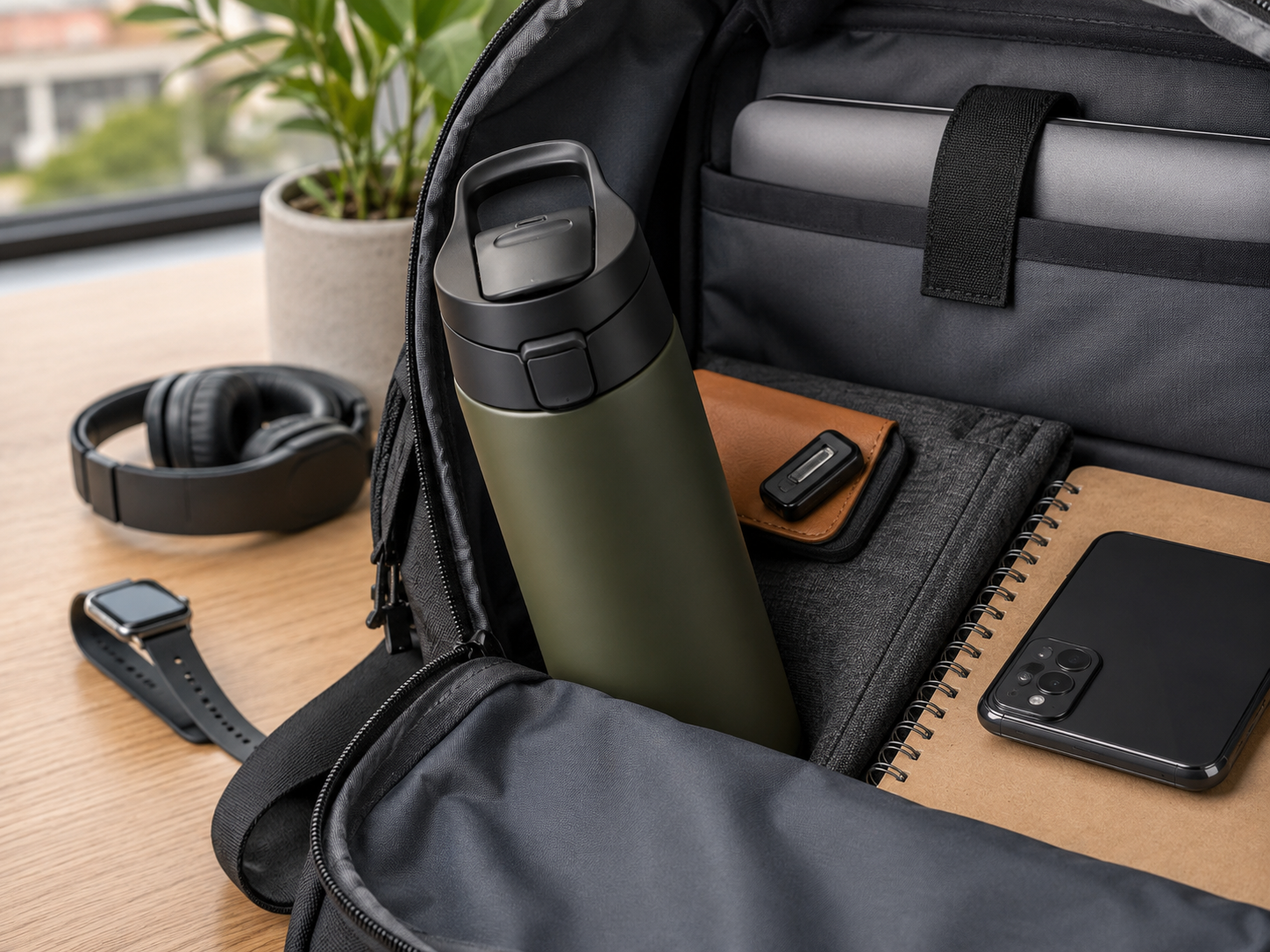 Leak-proof lid choice with straw covers for backpack use