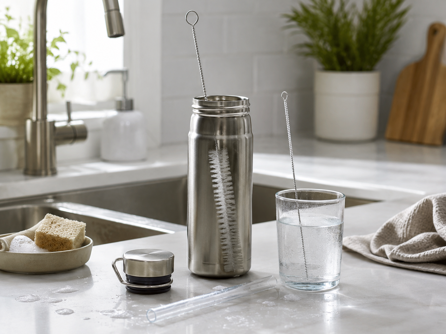 increase tumbler life with accessories using a cleaning brush set