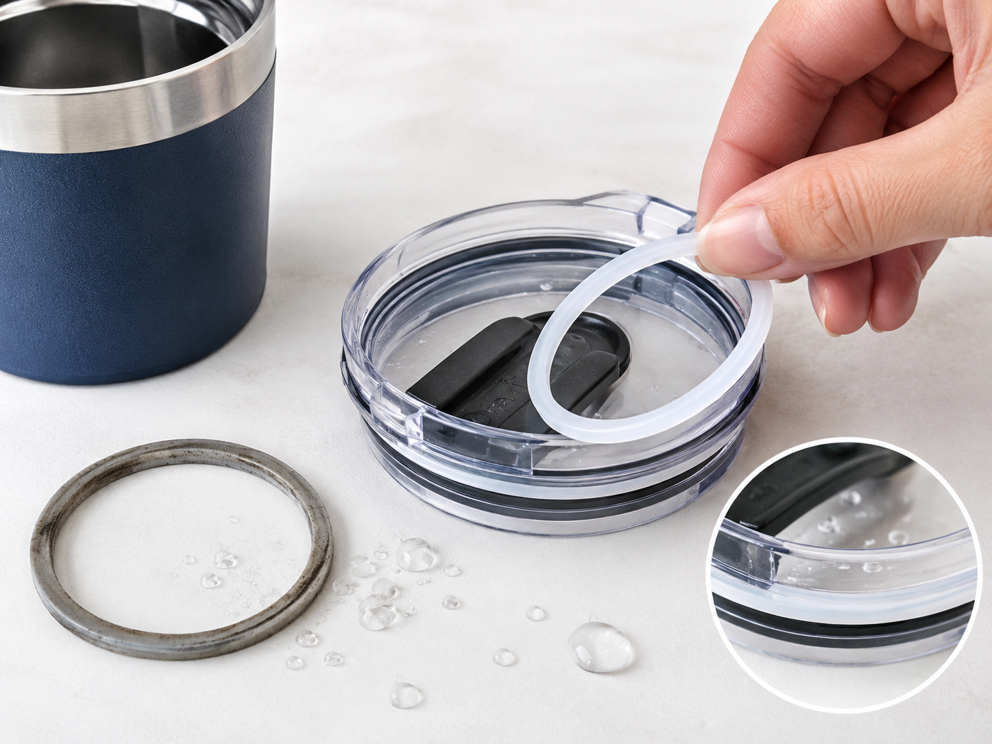 increase tumbler life with accessories by replacing lid gaskets