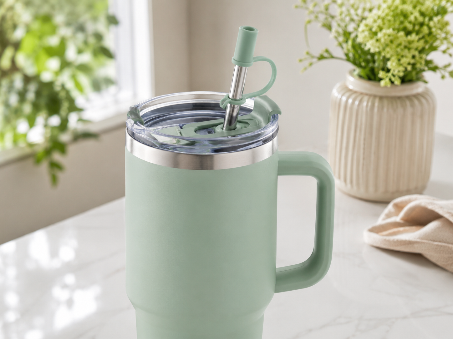 Travel Accessories for Tumblers straw cover for dust protection