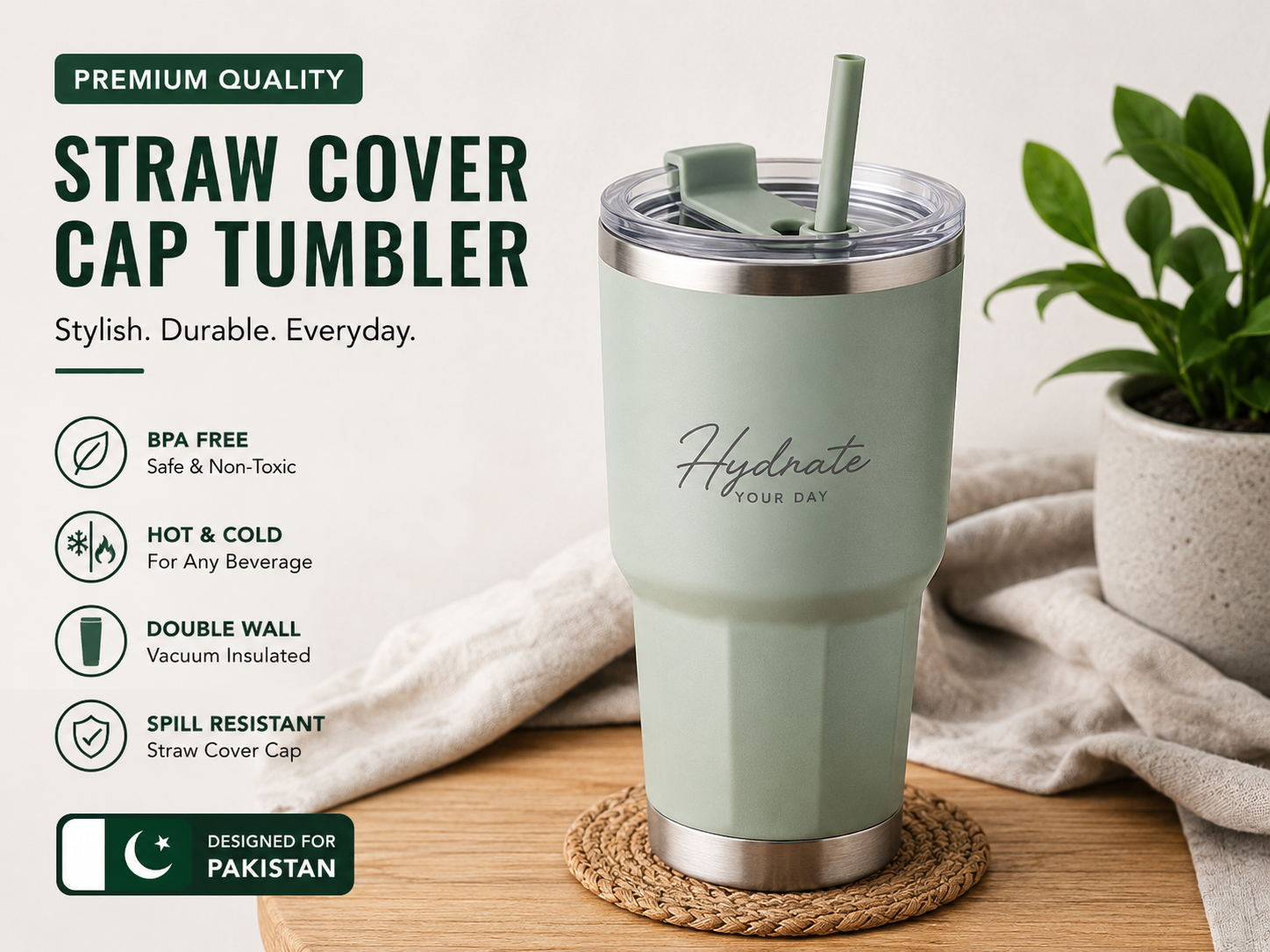 tumbler accessories in Pakistan straw cover cap for hygiene