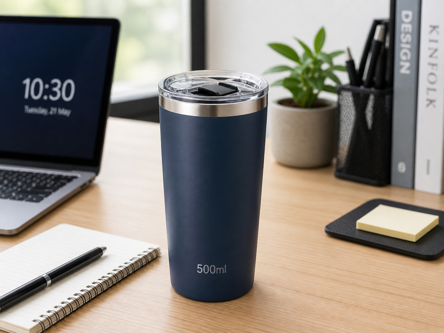 tumblers for office, gym & travel office size 500ml example