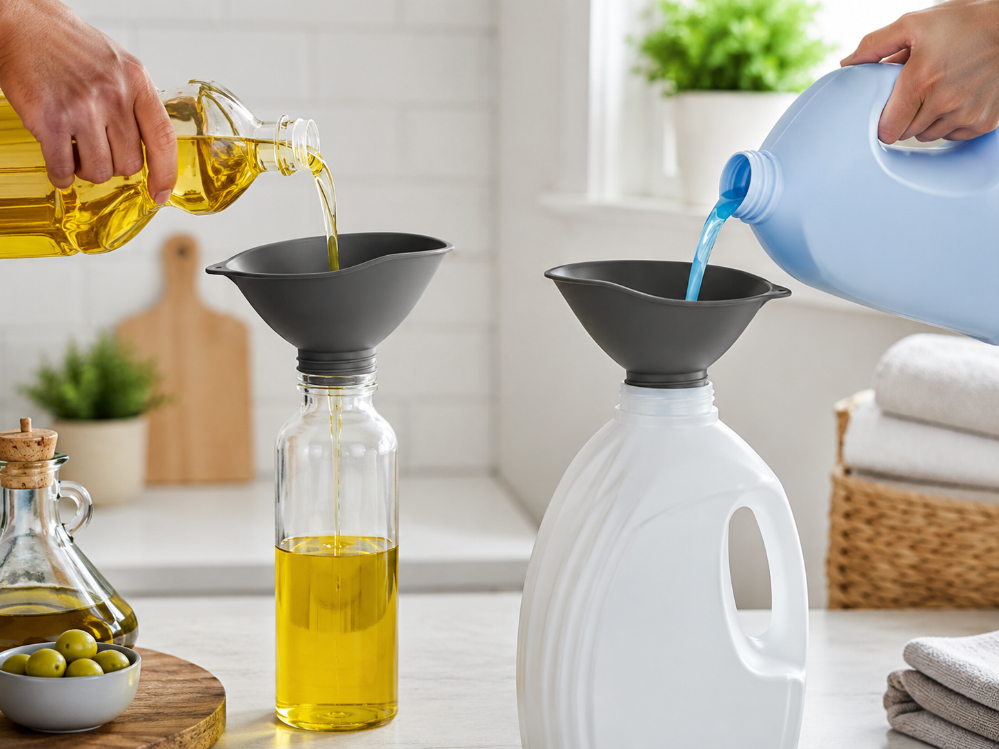 Accessories That Prevent Spillage anti-spill funnel set