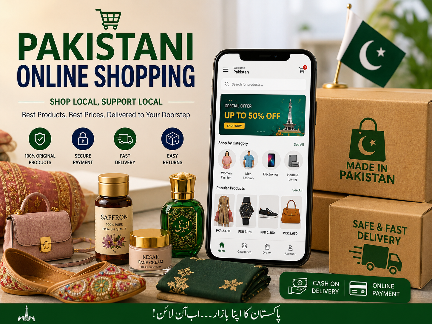 Trending E-Commerce Products in Pakistan including beauty, toys and gifts
