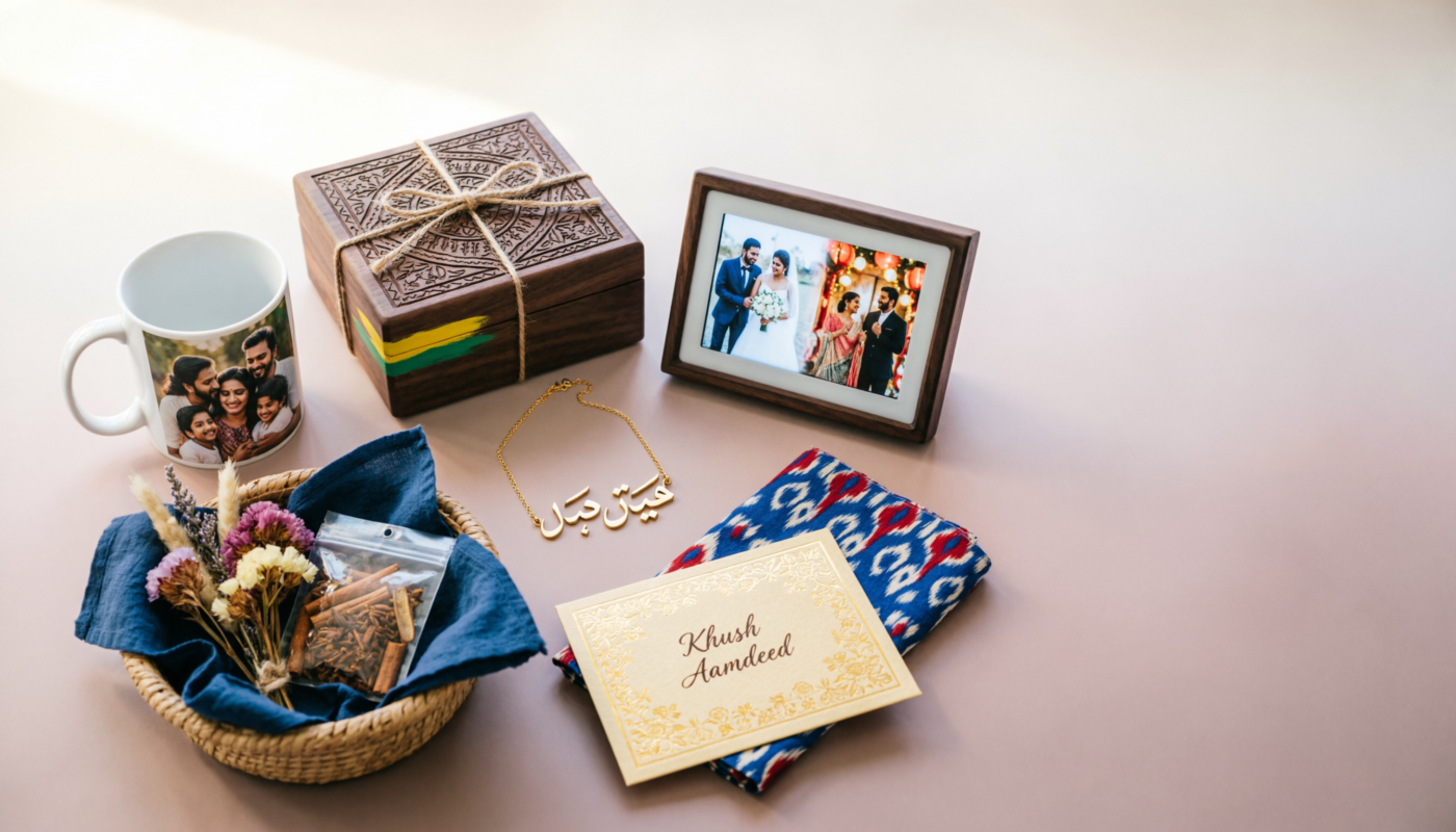 Personalized Gift Trends in Pakistan with mugs, frames and hampers