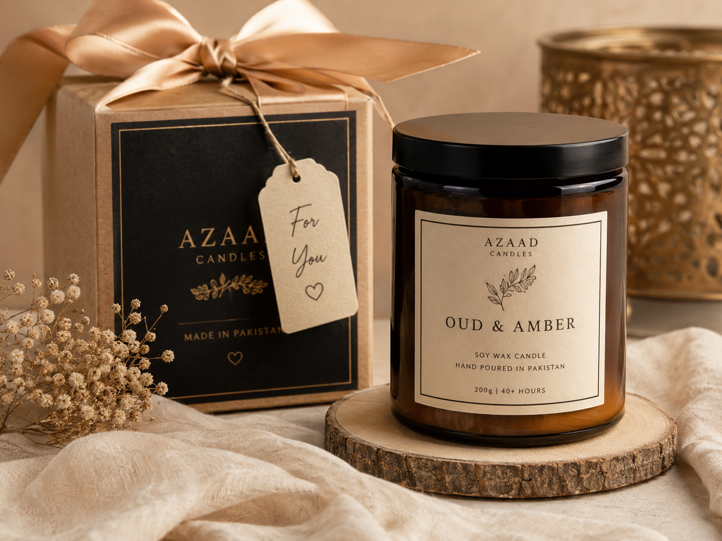 Gift-ready jar scented candles as gifts in Pakistan