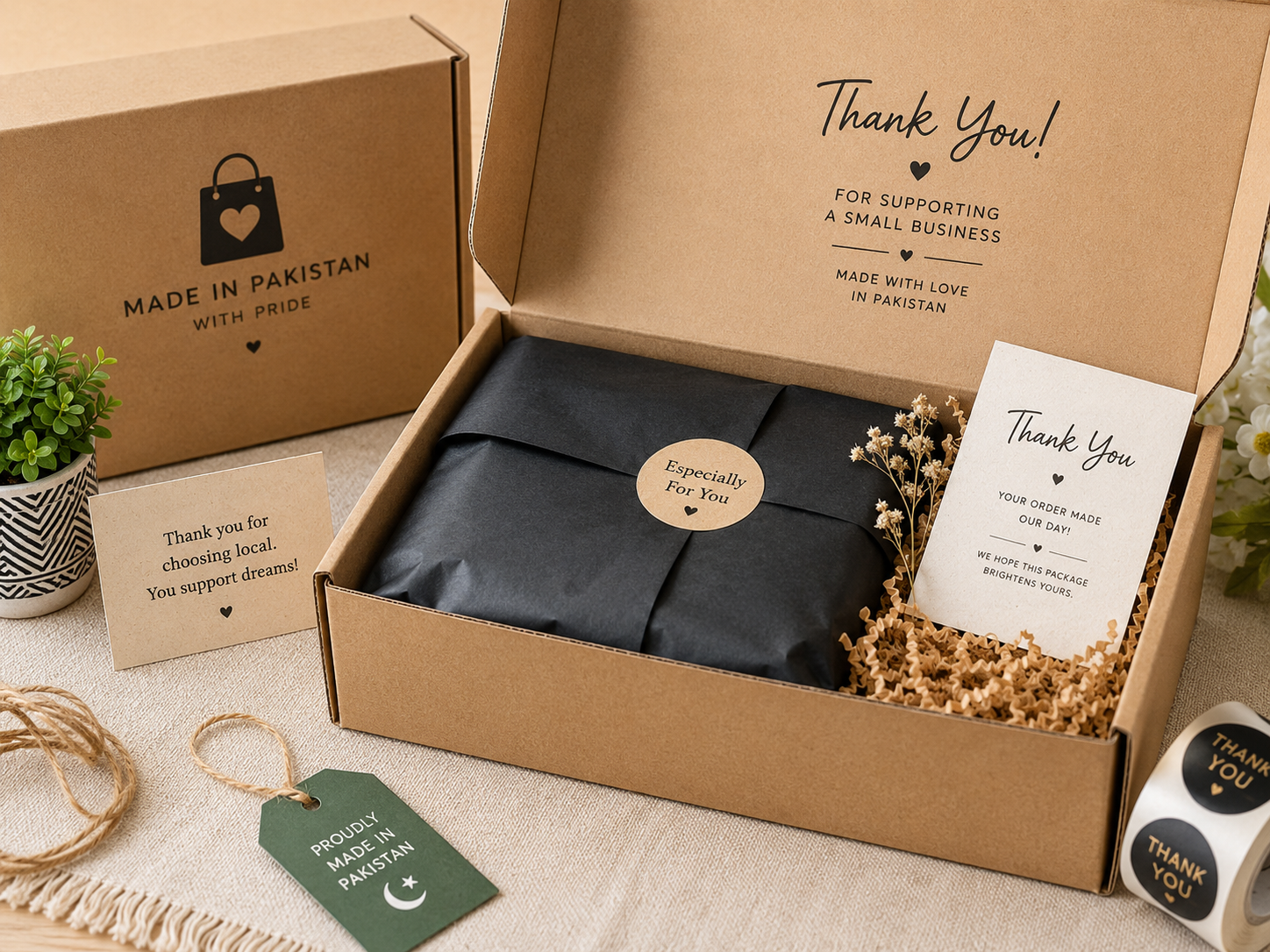 Gift wrapping & presentation ideas for online sellers in Pakistan