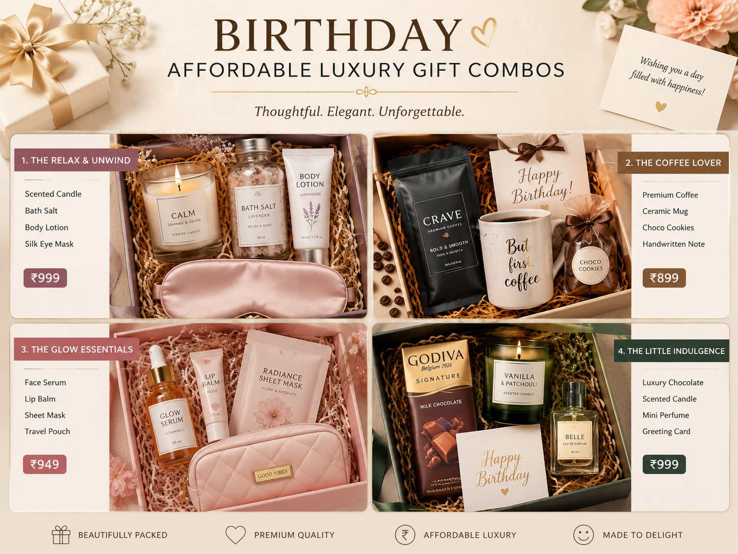 Affordable Luxury Gift Combos for birthdays in Pakistan