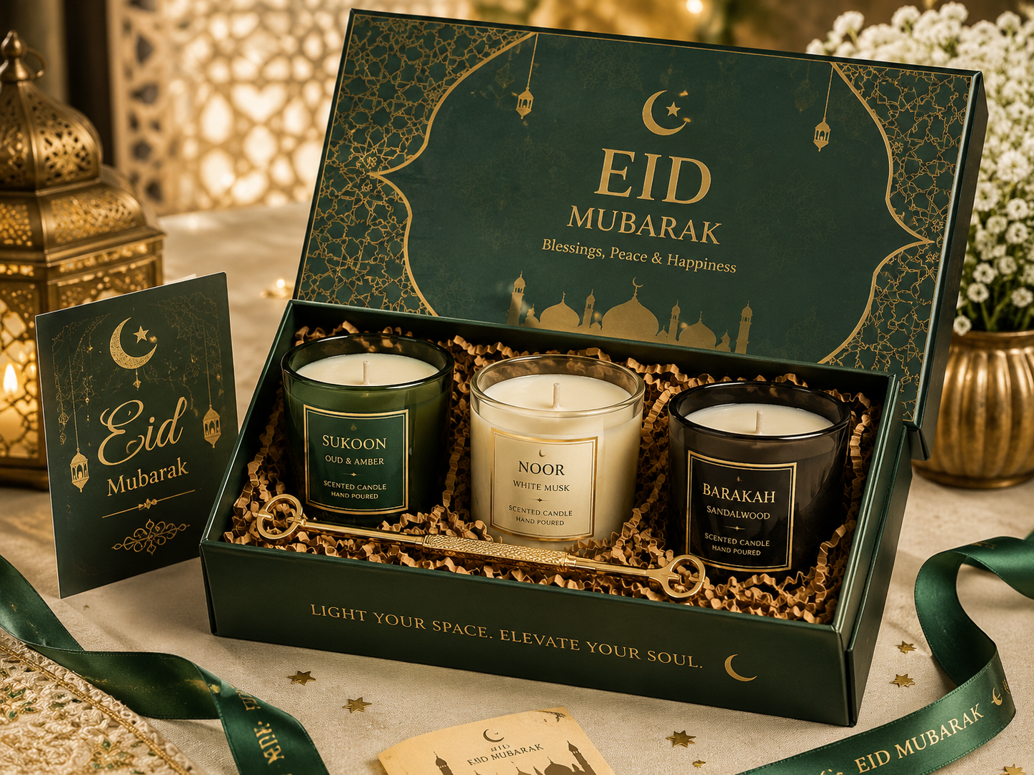 Candle gift set for Eid — home décor candles trends in Pakistan