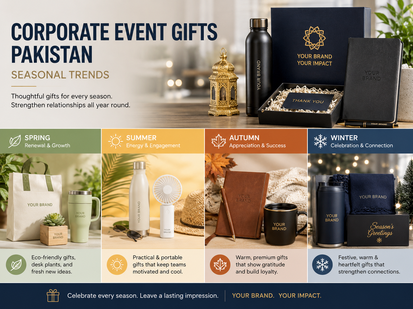Corporate event gifts in Pakistan following Seasonal Gift Trends