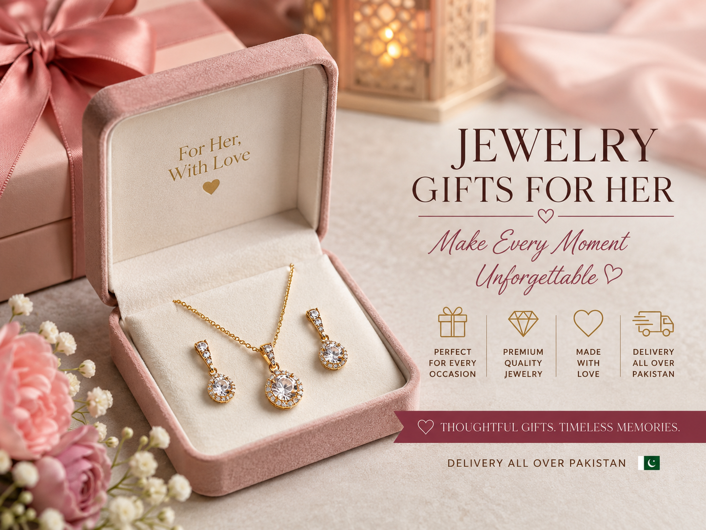 Jewelry gifts for her in Pakistan online shopping