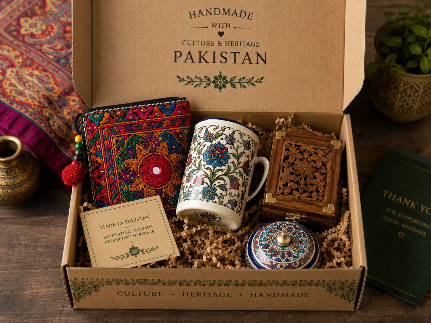Handmade cultural box for Personalized Gift Trends in Pakistan