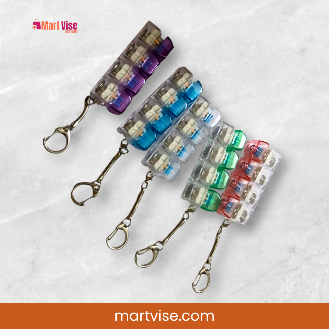 Keyboard Fidget Keychain – Light Up Mini Keyboard Fidget Toy - Image 2