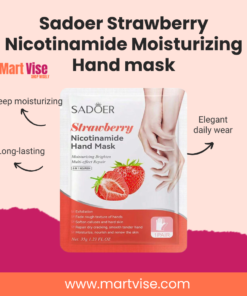 Sadoer Strawberry Nicotinamide Moisturizing Hand Mask