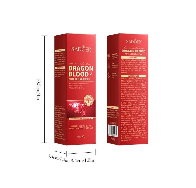 sadoer-mature-skin-face-cream.jpg — Sadoer Dragon Blood cream for moisturising dry mature and tired-looking facial skin